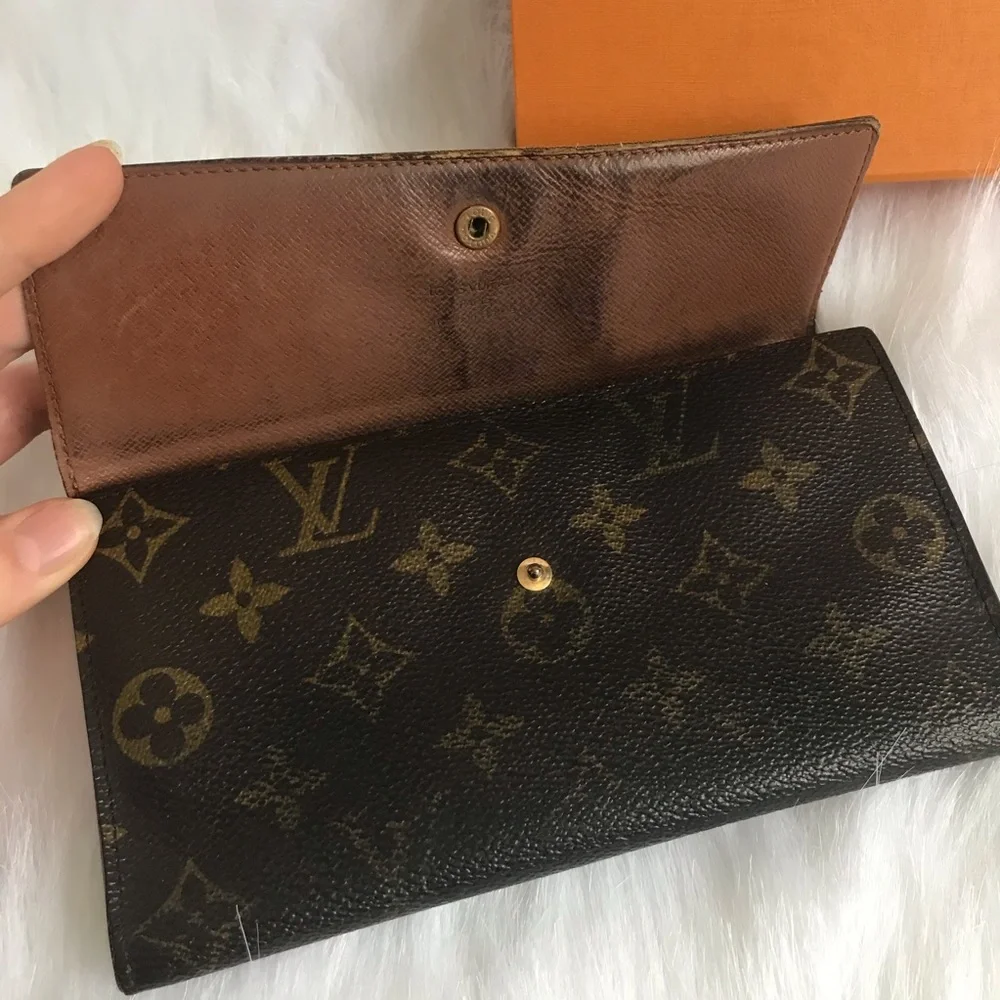 Auth. LV Porte Tresor International wallet_4